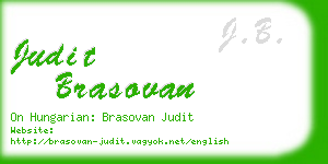 judit brasovan business card